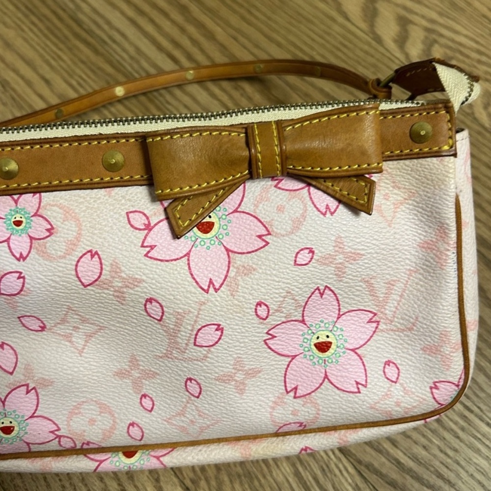 Louis Vuitton x Murakami Pink Cherry Blossom Pochette - Picture 3 of 9